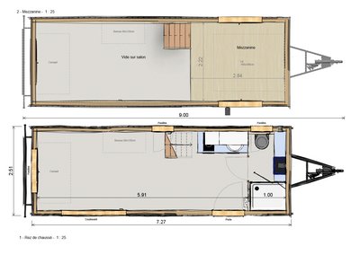 Plan Tiny House Agate Les Frenchies